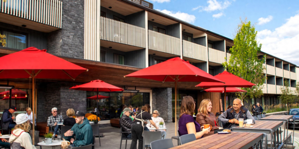 我在班夫喝早咖，偶遇麋鹿才懂何为真正好咖啡