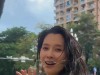 汪峰新女友西双版纳参加泼水节，浑身都湿透了，身材颜值都是顶级