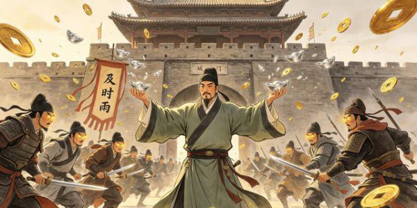 宋江的"及时雨"人设，是氪金刷出来的