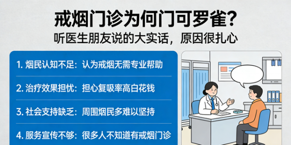 戒烟门诊为何门可罗雀？听医生朋友说了大实话，原因很扎心