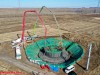 中国石油辽河油田：首台风机基础一次性浇筑完成