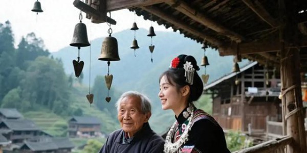 苗族老人提醒我：在贵州山寨游玩时，遇见挂风铃的吊脚楼立马离开