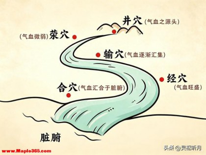 别瞎按穴位！古人藏了幅“水文图”，五腧穴一通百通