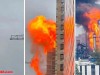 储油罐炸成大火球，俄军导弹像无头苍蝇，中国民兵保留高炮很明智