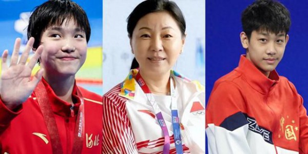 央媒发文庆祝，游泳队两天斩获11枚金牌，周继红重用两人收奇效