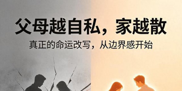 父母越自私家越散；父母越托底后代越旺？是“边界感”在改写人生