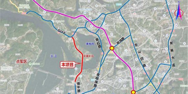 长江溪大桥拆除新建及两岸接线工程设计方案批前公示