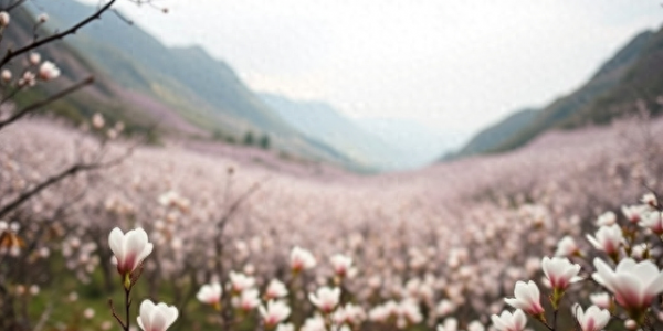 别挤武大！湖北崇阳万亩野樱玉兰免门票，两日游正当时