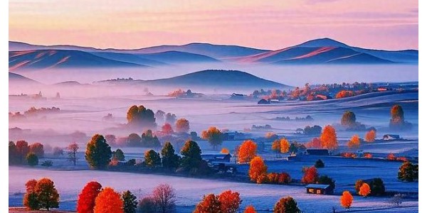 明日霜降，一朝秋暮，遍地霜华