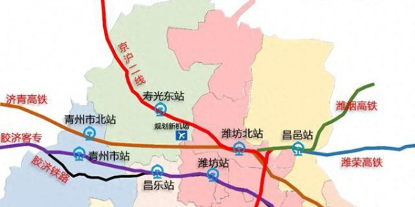 潍坊市中心悄悄“北移”？这2个新中心正在强势崛起！