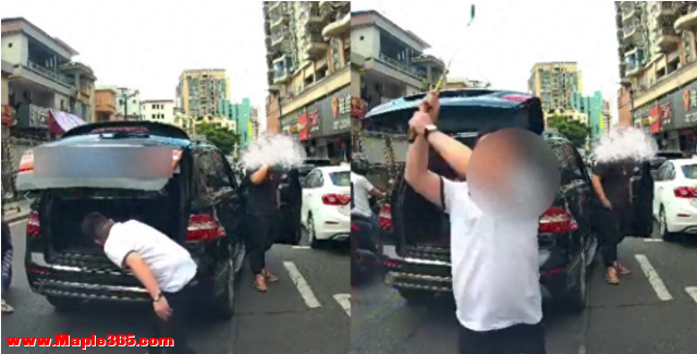 嚣张！东莞永新酒楼老板路怒砸车，当着警察放狠话，这下栽大了