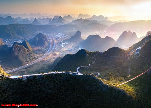 桂林阳朔如意峰新年登高攻略！元旦按这条路线打卡，出片率拉满！