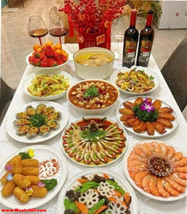 今年年夜饭，我只做10道菜，爸妈说比去年还像样