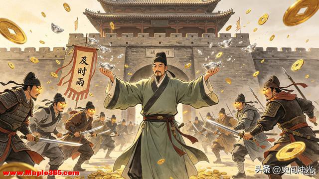 宋江的"及时雨"人设，是氪金刷出来的