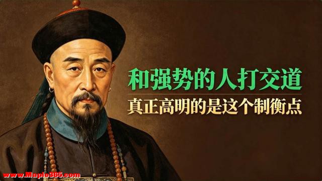 曾国藩忠告：和强势的人打交道，顺从是险，对抗是蠢，应该这样做