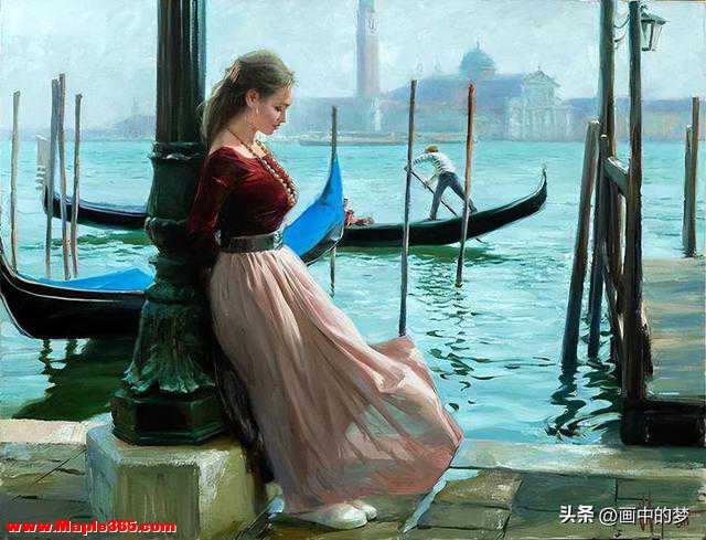 俄罗斯画家弗拉基米尔的油画新作美女，性感温柔-6.jpg