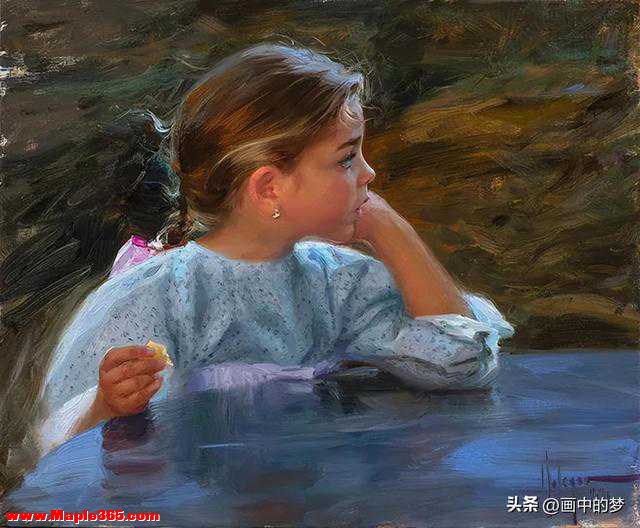 俄罗斯画家弗拉基米尔的油画新作美女，性感温柔-27.jpg