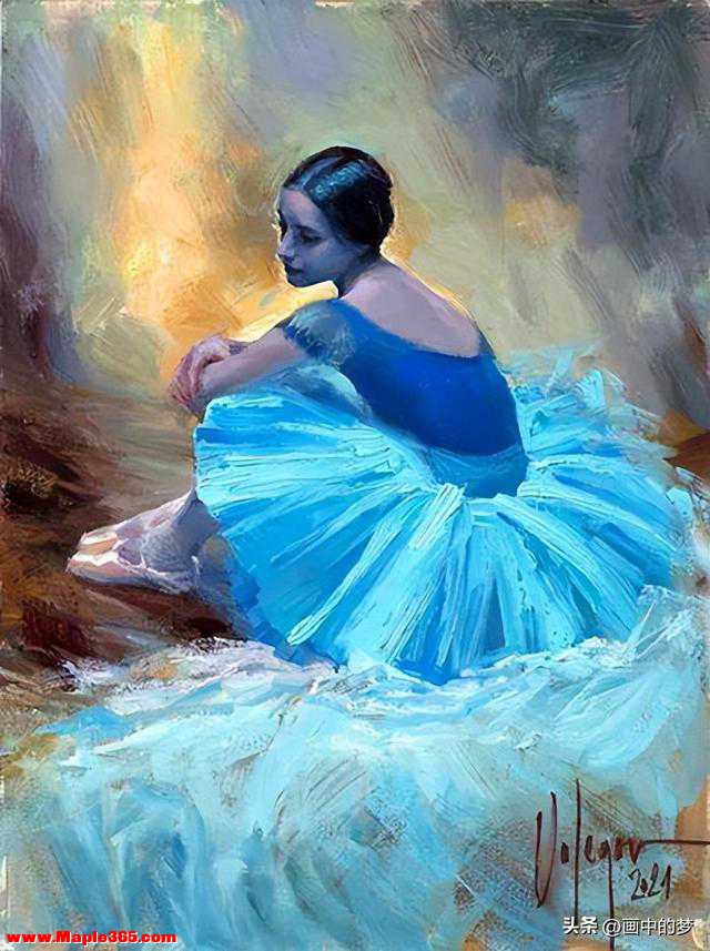俄罗斯画家弗拉基米尔的油画新作美女，性感温柔-26.jpg