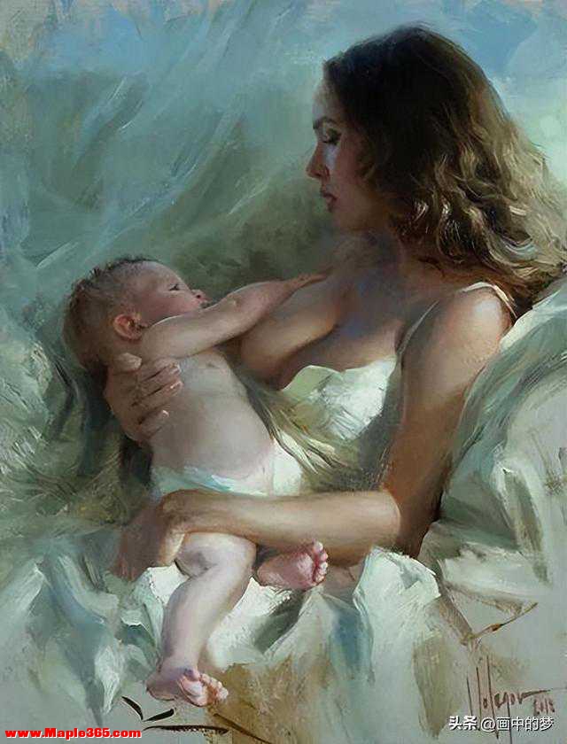 俄罗斯画家弗拉基米尔的油画新作美女，性感温柔-31.jpg