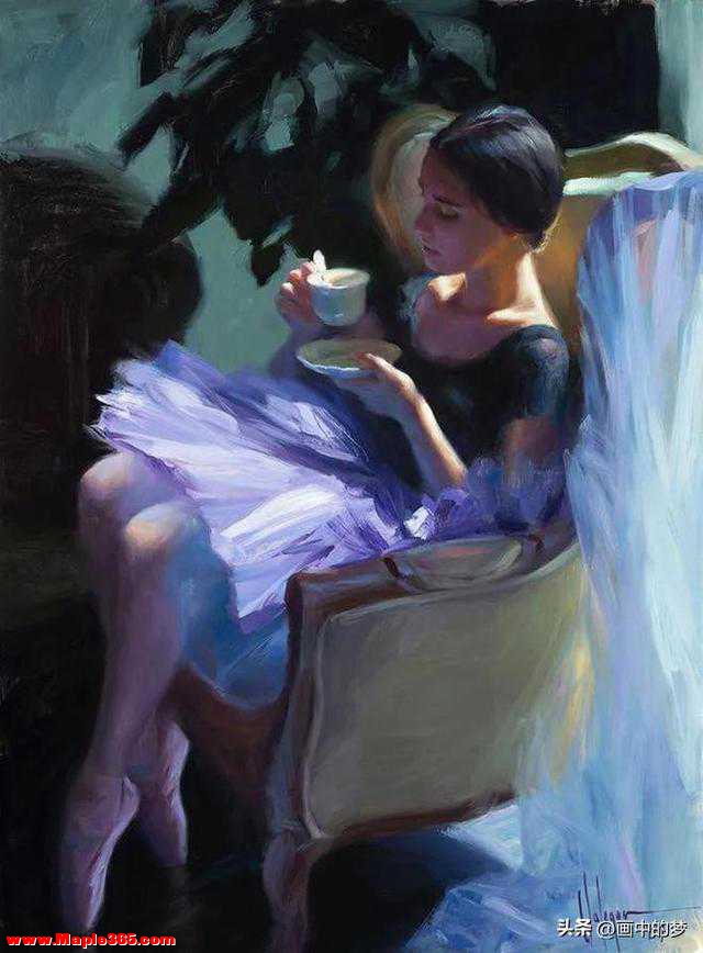 俄罗斯画家弗拉基米尔的油画新作美女，性感温柔-32.jpg