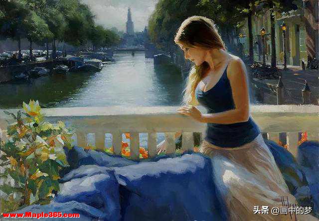 俄罗斯画家弗拉基米尔的油画新作美女，性感温柔-37.jpg