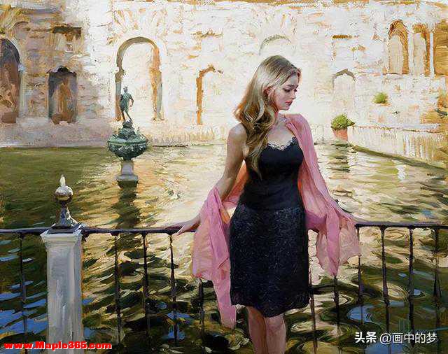 俄罗斯画家弗拉基米尔的油画新作美女，性感温柔-41.jpg