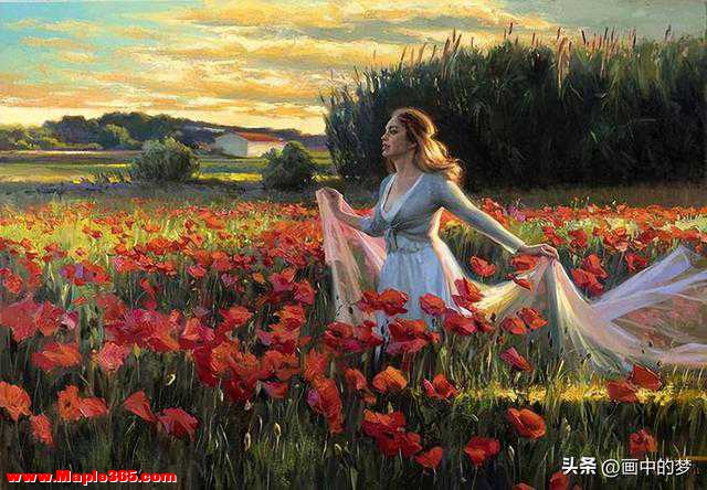 俄罗斯画家弗拉基米尔的油画新作美女，性感温柔-52.jpg