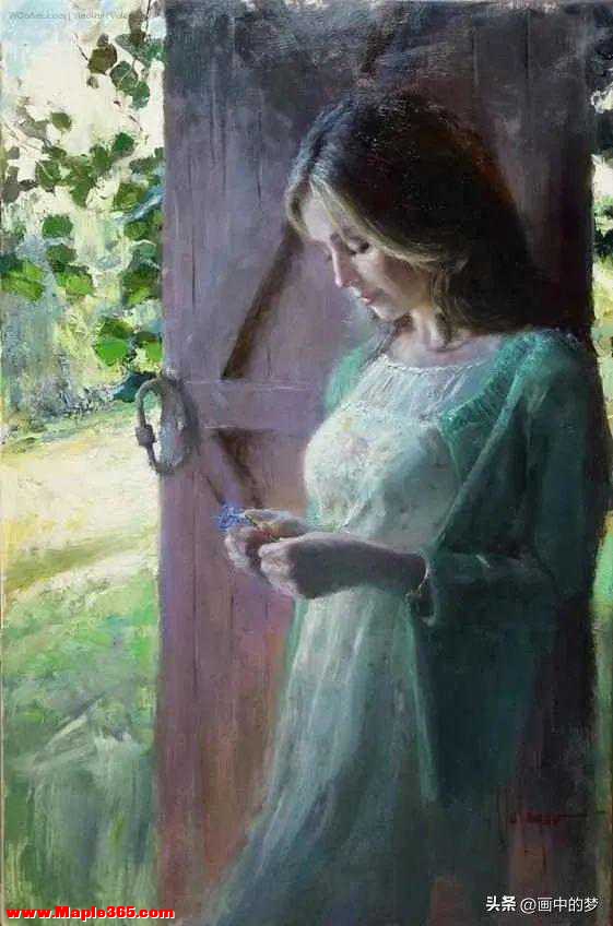 俄罗斯画家弗拉基米尔的油画新作美女，性感温柔-61.jpg