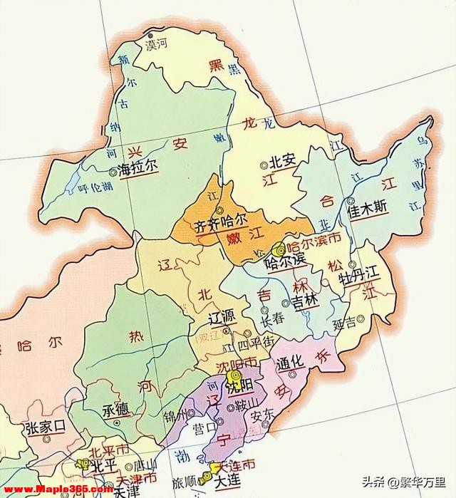 东北三省的区划调整，辽宁和黑龙江的20个县，为何划入吉林省？-6.jpg