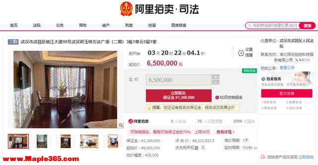 湖北省武汉市一294平房产将拍卖，以650万元起拍，贵么？-1.jpg