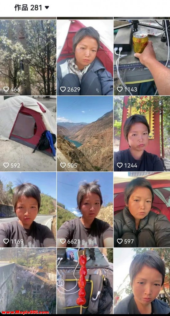 仙女徒步去西藏晒成50岁大妈，爆红网络，网友：累出皱纹都没瘦-10.jpg