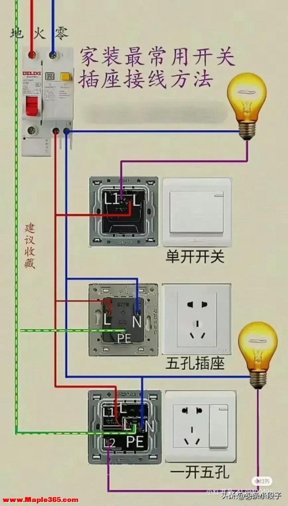 家庭配电箱配置接线图，终于有人整理出来了，清晰易懂，收藏看看-14.jpg