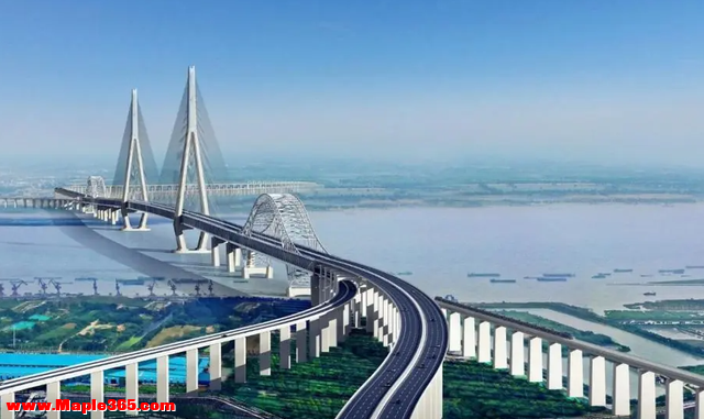 常泰长江大桥明年建成，高速、免费路通车，但铁路还是“半吊子”-2.jpg