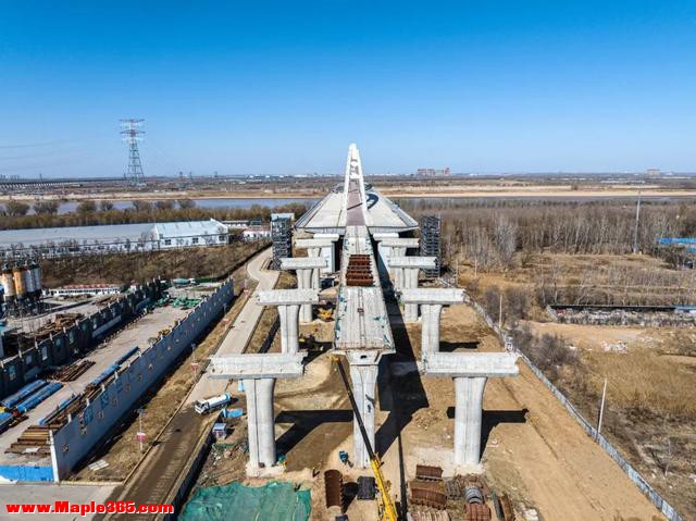 济南黄河齐鲁大桥项目全面复工 今年年底具备通车条件-2.jpg