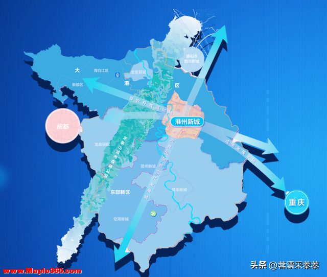 成都市金堂县想把县城从赵镇搬到淮口？梳理金堂历史上的3个县城-2.jpg