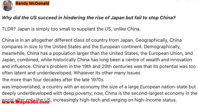 日本网友：为什么美国成功阻止了日本的崛起，却阻止不了中国呢？-17.jpg
