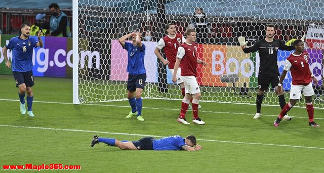 欧洲杯-意大利加时2-1淘汰奥地利 基耶萨+佩西纳破门 阿瑙进球无效-2.jpg