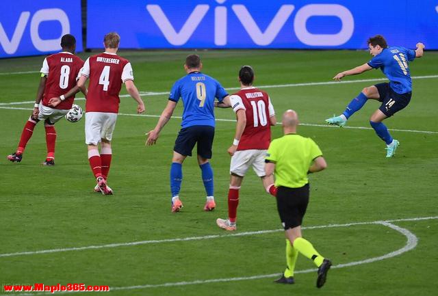 欧洲杯-意大利加时2-1淘汰奥地利 基耶萨+佩西纳破门 阿瑙进球无效-10.jpg