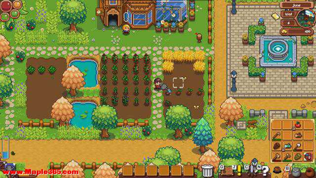 农业建造游戏《像素郡物语》上架Steam 明年发售-1.jpg