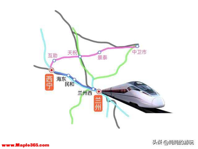 青海省规划中的九条铁路的线路走向-9.jpg