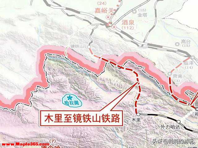 青海省规划中的九条铁路的线路走向-6.jpg