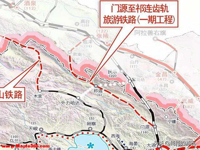 青海省规划中的九条铁路的线路走向-7.jpg